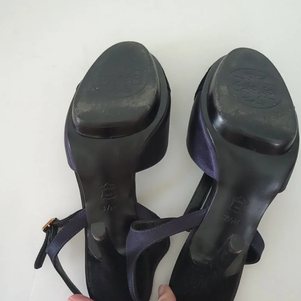 Tory Burch Mandy T-Strap High Heel Pumps Size 8.5